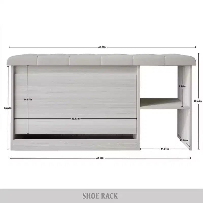 ChaletPosh Storage Shoes Bench