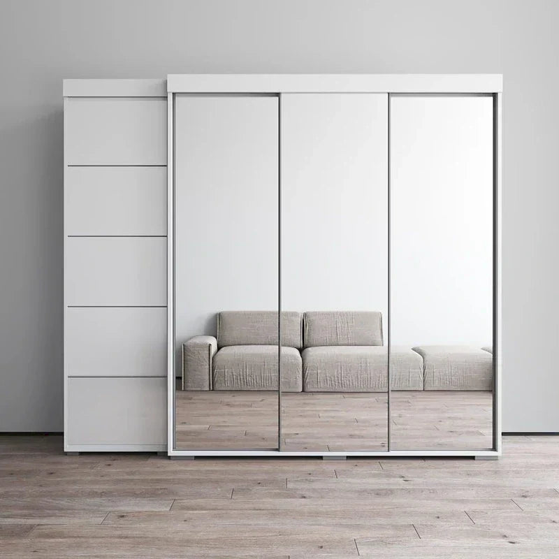Háromtükrös ruhásszekrény