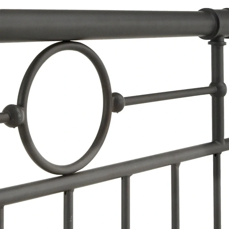 Black Metal Bed