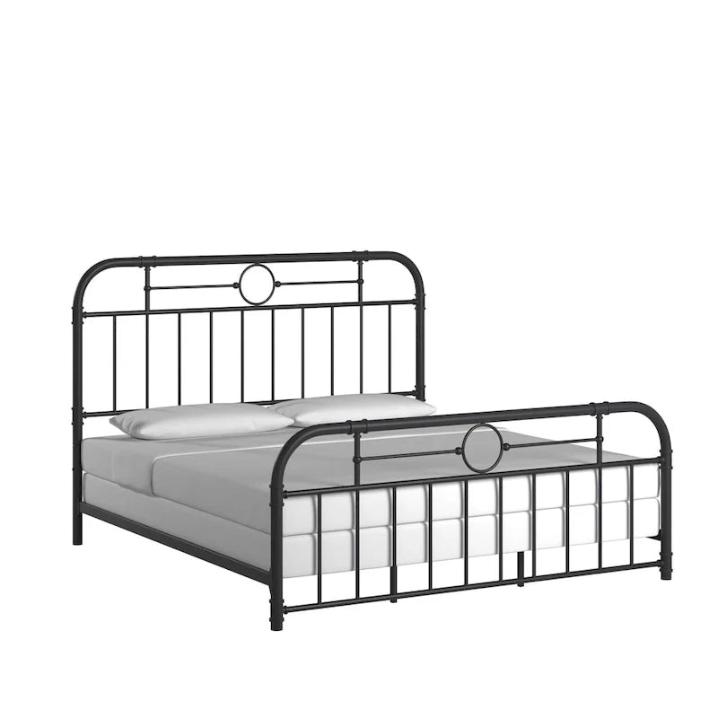Black Metal Bed
