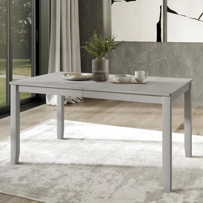 Set da pranzo in legno classico CraftPorch da 7 pezzi