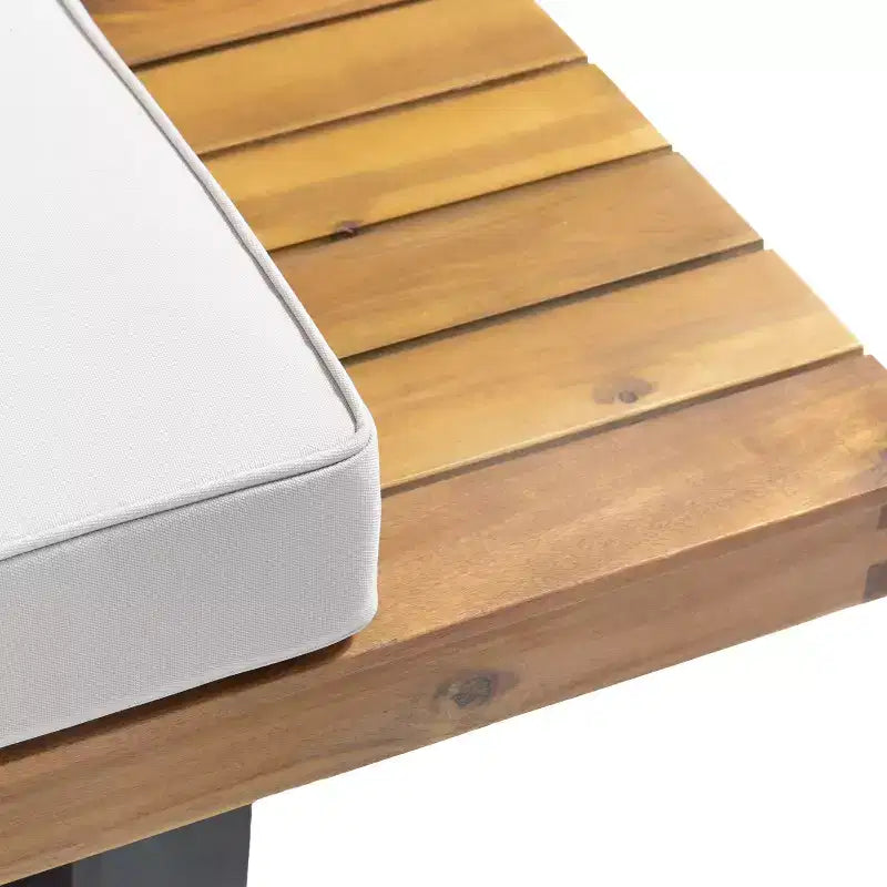 L-vormige loungeset voor buiten, terras- en tuinset met salontafel en waterafstotende kussens – ModernLuxe