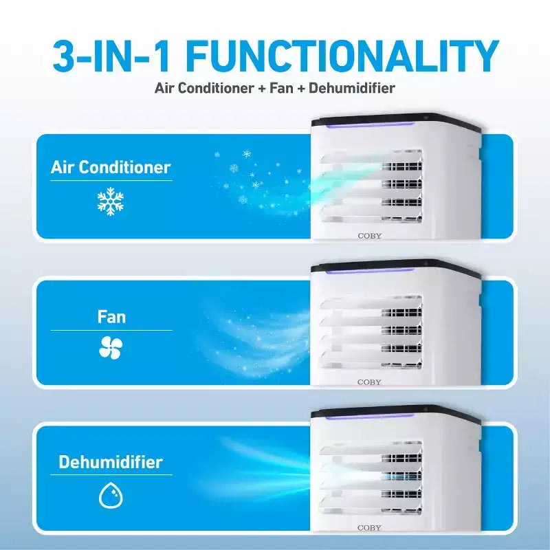 Draagbare airconditioner van Coby