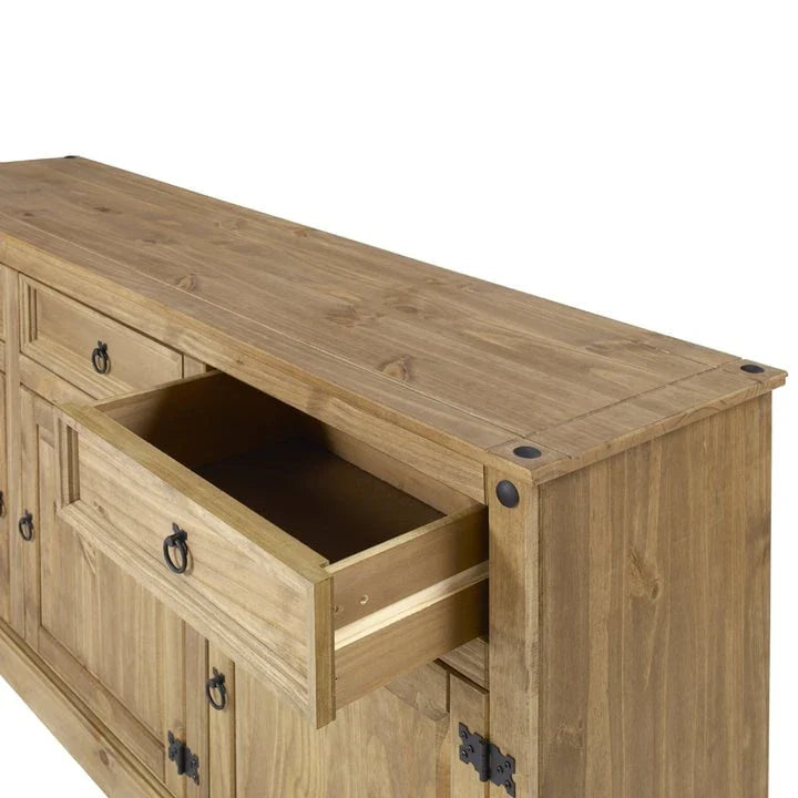65 Wood Buffet Sideboard Farmhouse - Corona Collection