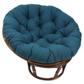 Fauteuil papasan Bali en rotin de 42 pouces avec coussin en sergé