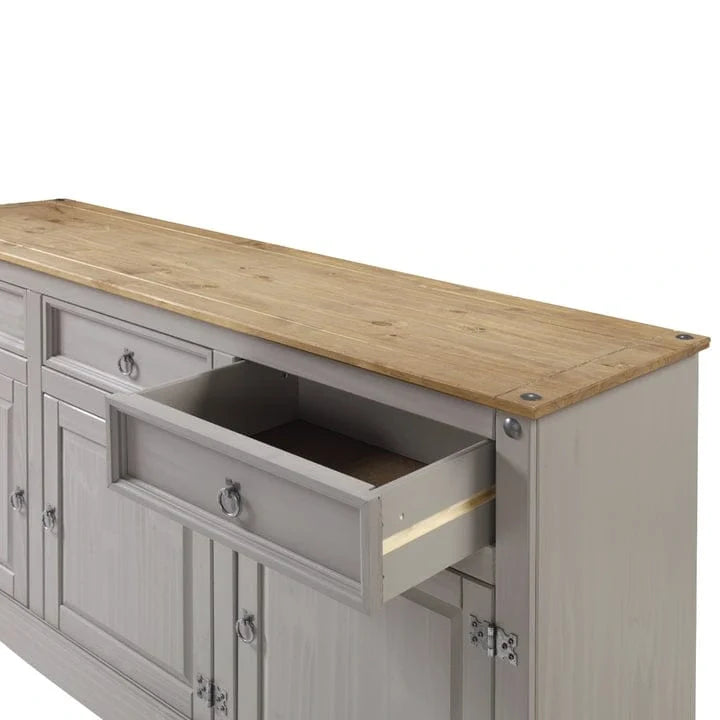 65 Wood Buffet Sideboard Farmhouse - Corona Collection