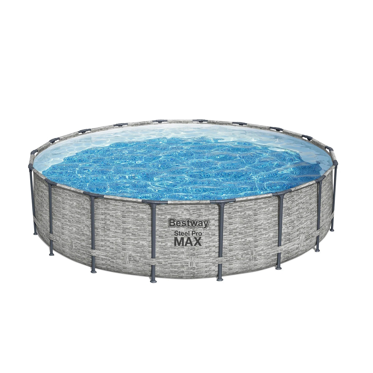 Bestway Steel Pro MAX rond bovengronds zwembad met pomp en afdekzeil