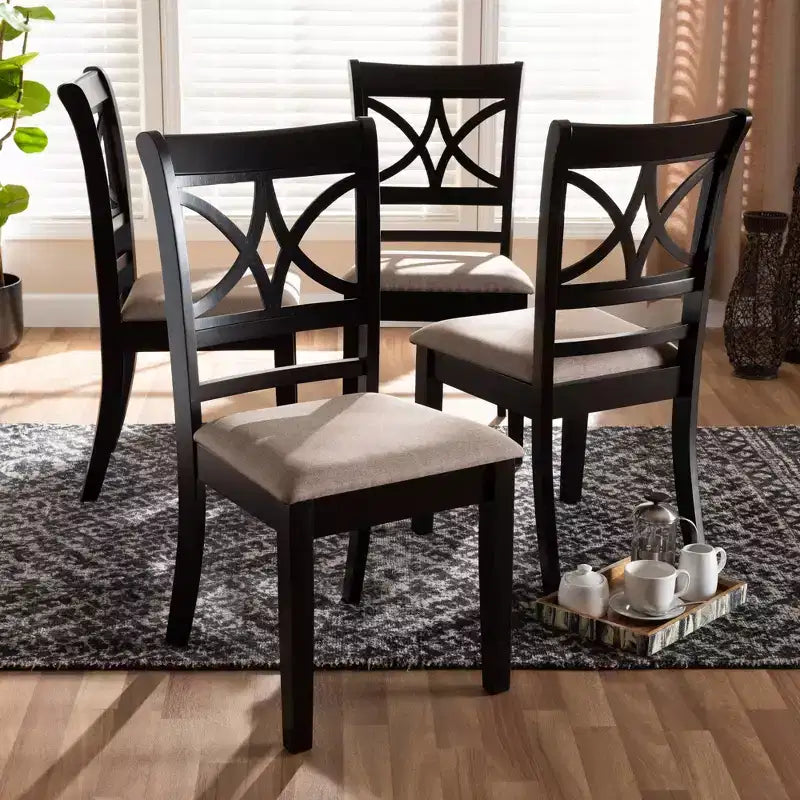 Set of 4 Clarke Dining Chair - Baxton Studio