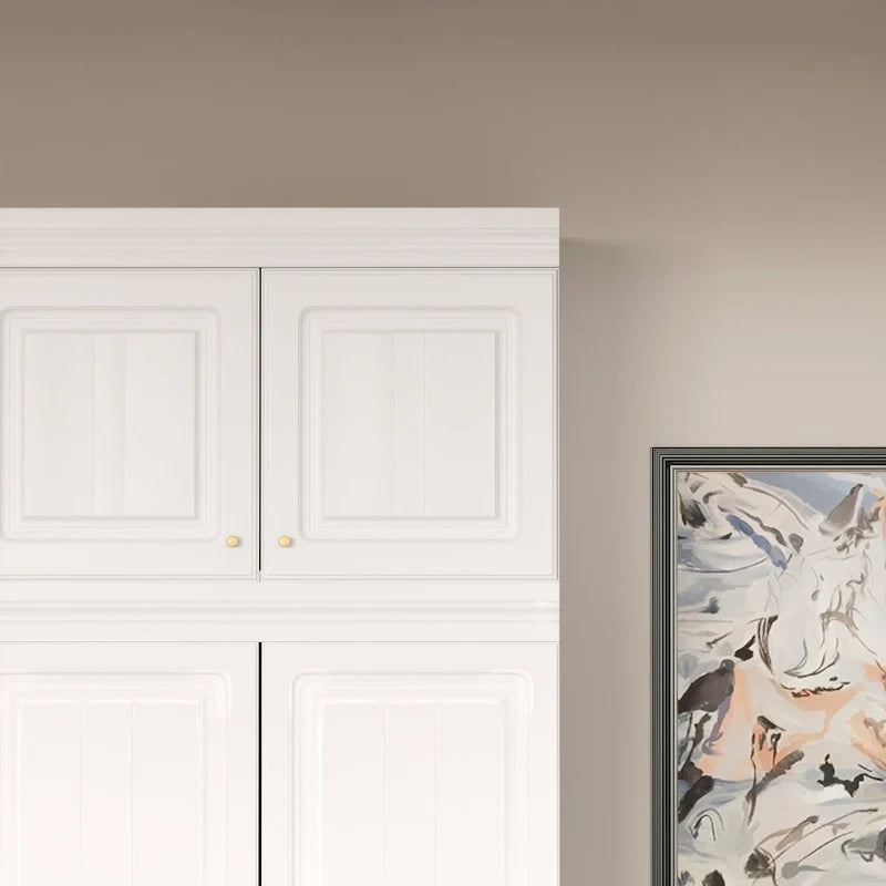 93.9H/74.2H Armoires Wardrobe Closet Cabinet Hanging Drawers Storage