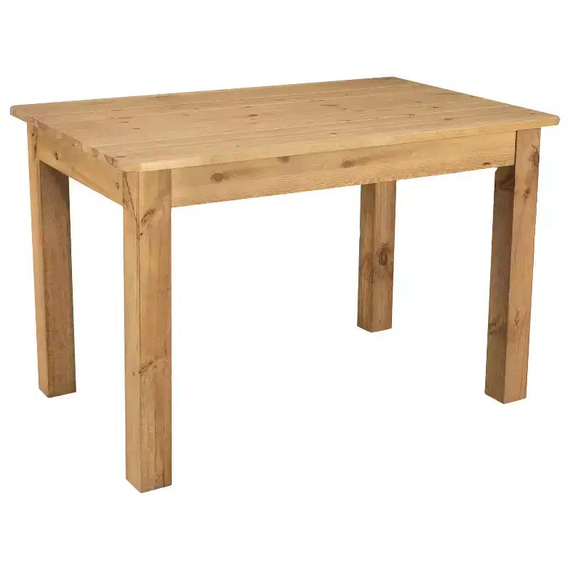 Flash Furniture rechthoekige boerderij-eettafel van massief grenenhout, 46 x 30