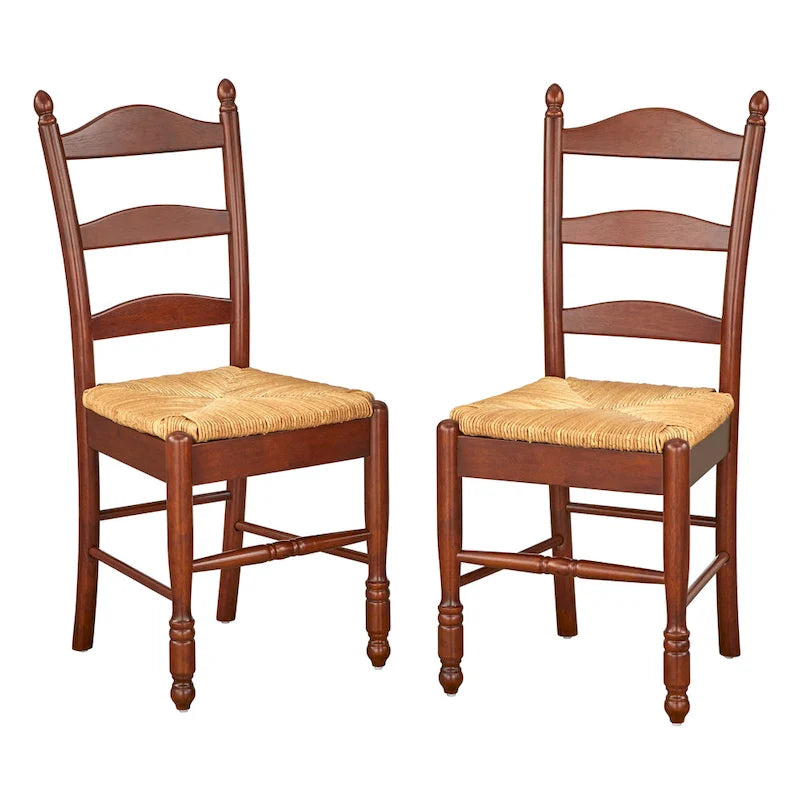 Sedia da pranzo Jessie con schienale a scala di Simple Living (set da 2)