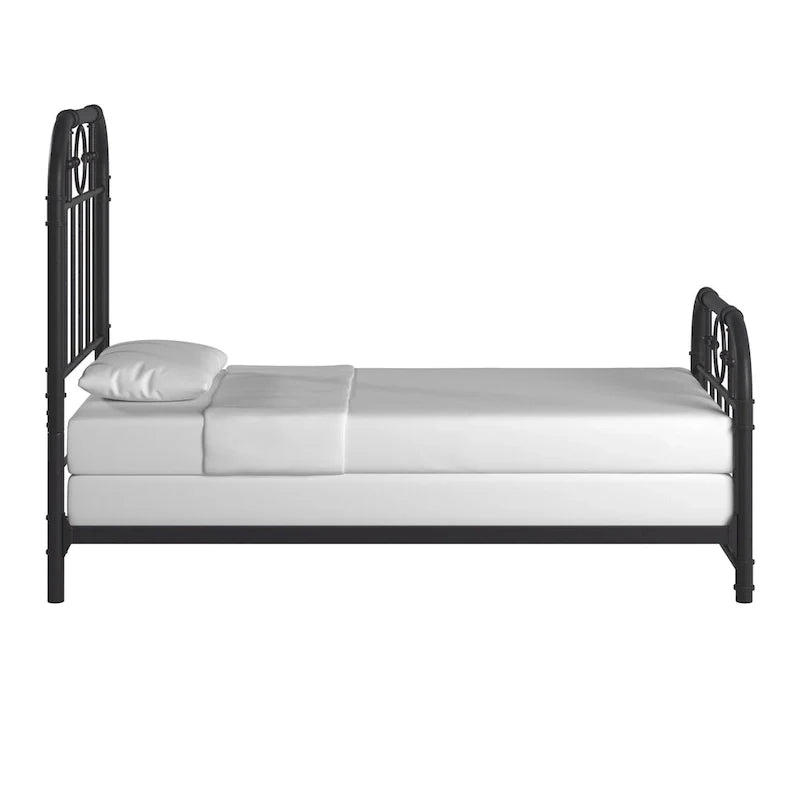 Black Metal Bed