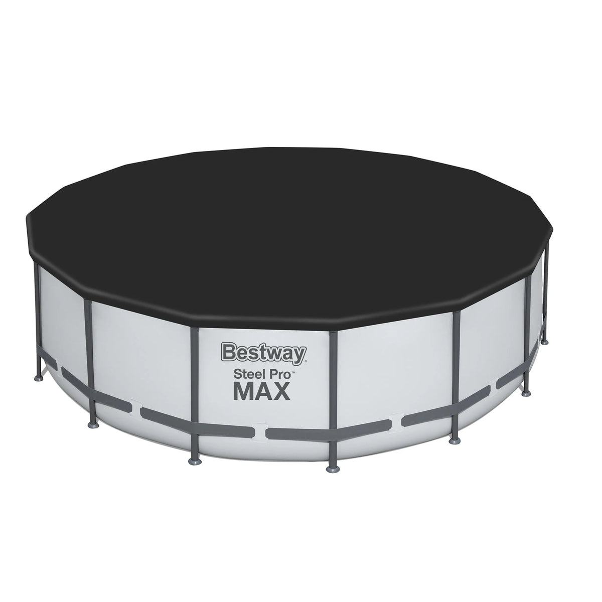 Bestway Steel Pro MAX rond bovengronds zwembad met pomp en afdekzeil