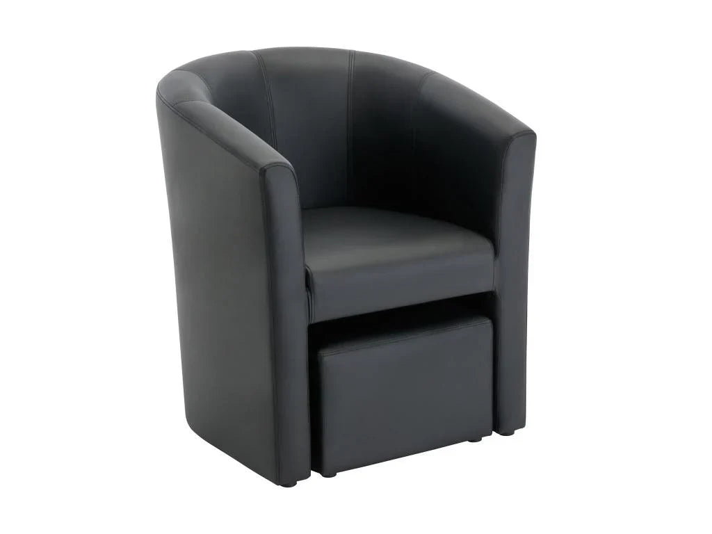Rattansessel – Schwarz (decovivante)