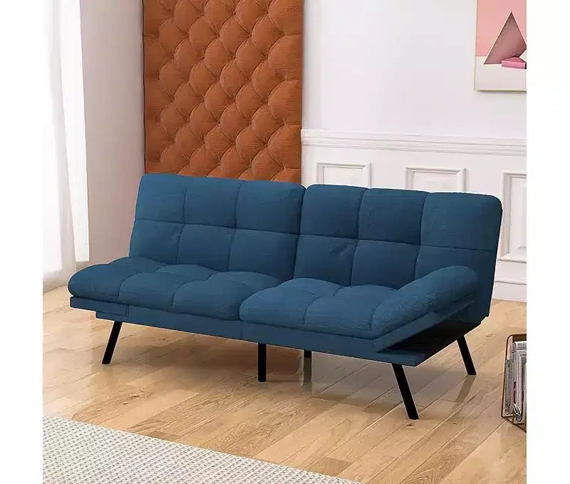 Verstellbares Futon-Schlafsofa mit abnehmbaren Armlehnen