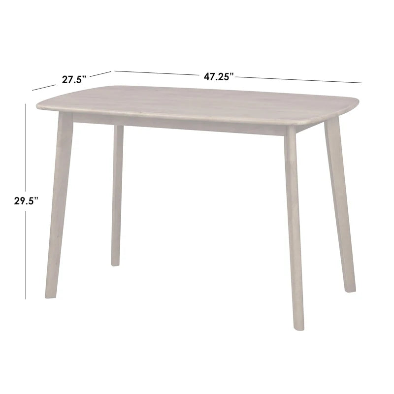 Simple Living Nettie-eetset van massief hout, 4-delig