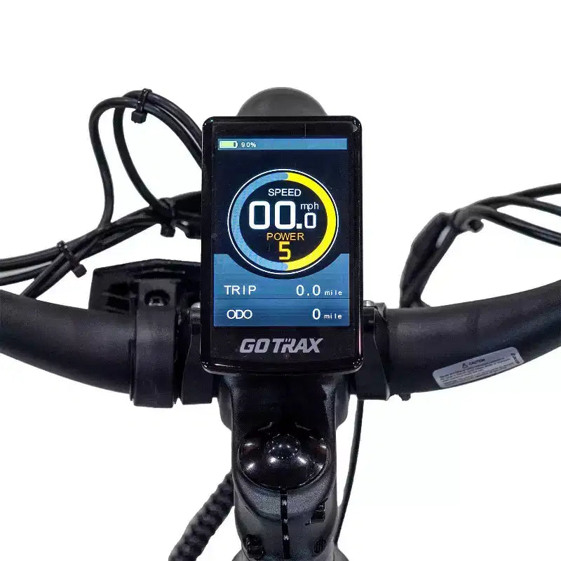 Elektryczny rower hybrydowy GOTRAX dla dorosłych, z grubymi oponami 26", z niskim przekrokiem - zielony