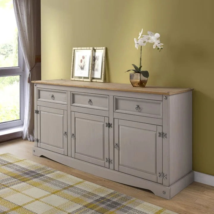65 Wood Buffet Sideboard Farmhouse - Corona Collection
