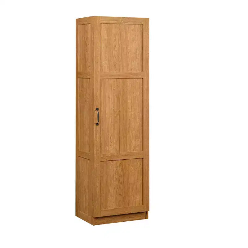 Meuble de rangement pour garde-manger - chêne Highland, style traditionnel, 3 étagères réglables