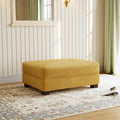 Pouf d’appoint moderne surdimensionné en tissu côtelé