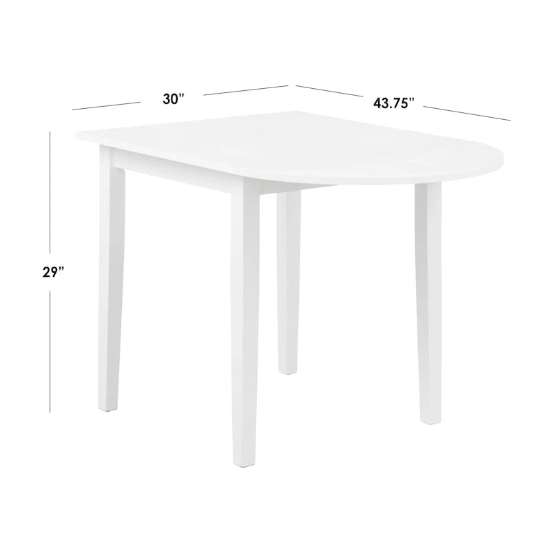 Simple Living Country Cottage 3-teiliges Esszimmer-Set mit Klapptisch
