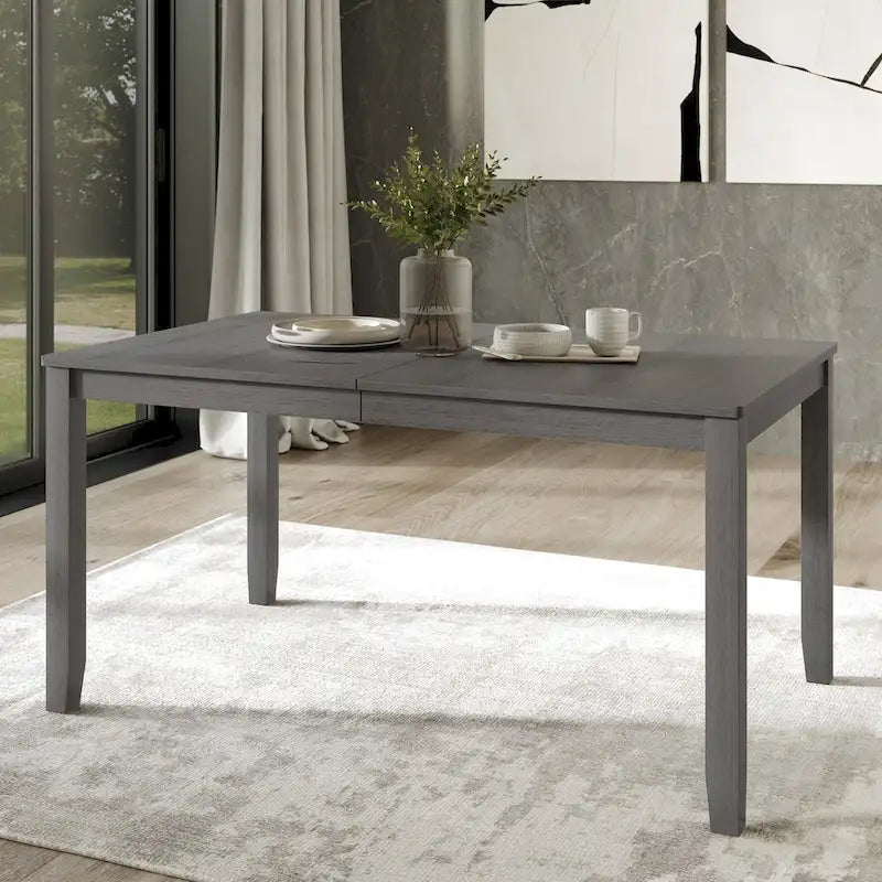 Set da pranzo in legno classico CraftPorch da 7 pezzi