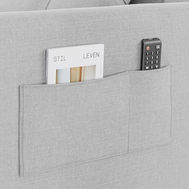 3-in-1-Schlafsofa mit verstellbarer Rückenlehne, ausziehbarer Sessel, umwandelbares Klappbett fürs Wohnzimmer