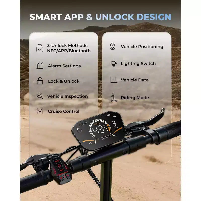 ECOLEAP L7 elektromos roller felnőtteknek, 1500 W csúcsteljesítményű motorral, 28 mérföld/órás sebességgel, 50 mérföldes hatótávolsággal, kettős felfüggesztéssel, első és hátsó tárcsafékkel, UL-tanúsítvánnyal