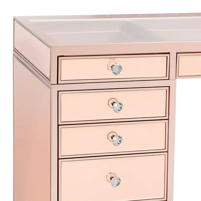 Impressions Vanity SlayStation Plus Premium Mirrored Vanity Table