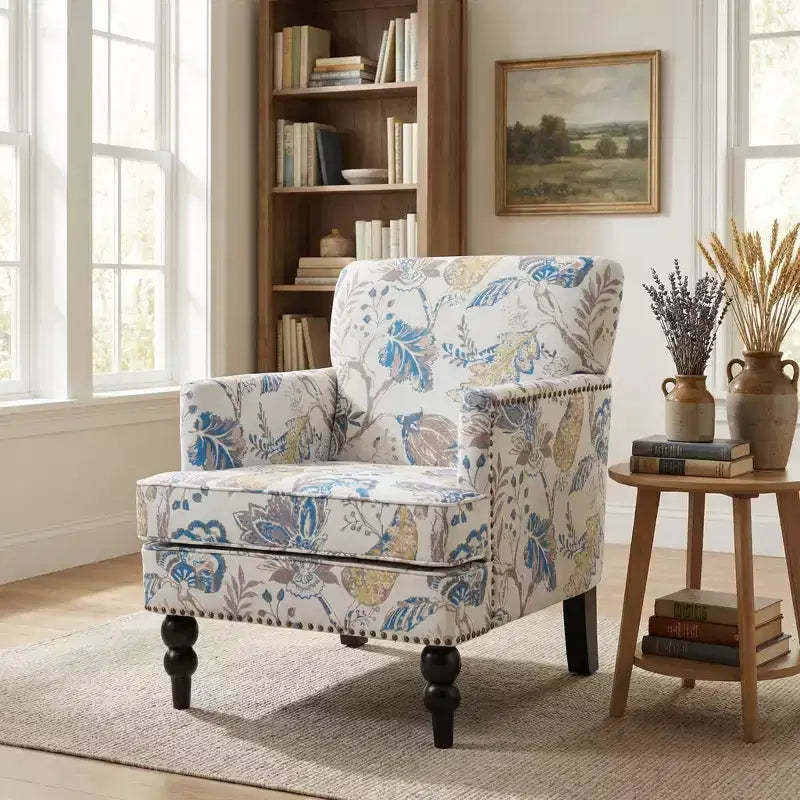 Christopher Knight Home Harrison moderner Clubsessel mit Stoffbezug und Nagelkopfverzierung