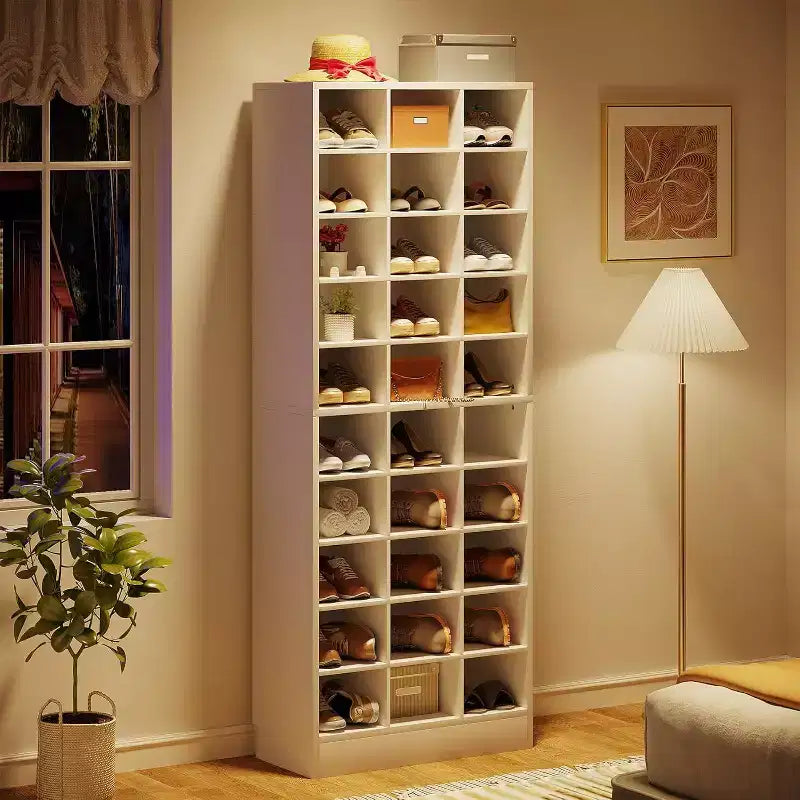 Meuble à chaussures Tribesigns à 10 niveaux avec 30 compartiments