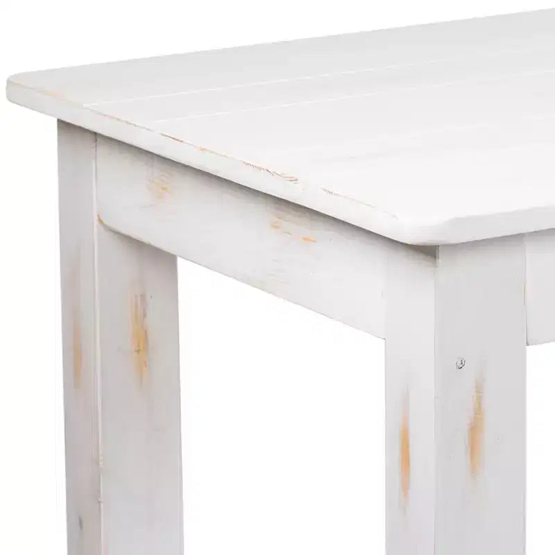 Flash Furniture 46 x 30 Rectangular Solid Pine Farm Dining Table