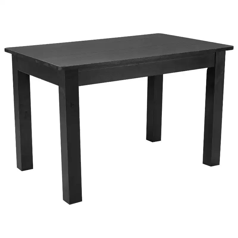 Flash Furniture rechthoekige boerderij-eettafel van massief grenenhout, 46 x 30