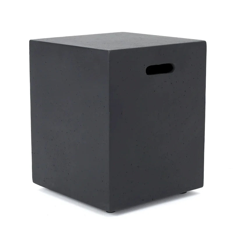 Giovanna Outdoor-Aluminium-Sitzgruppe für 7 Personen mit Feuerstelle von Christopher Knight Home