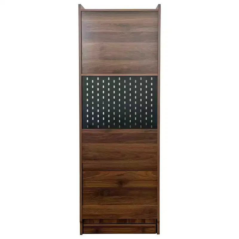 GDFStudio Sinclair moderner 36-Zoll-Holz-Klapptisch zum Lernen mit Stauraum