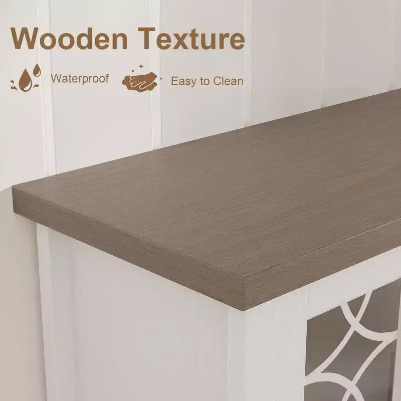 TV Stands with Storage Drawers, TV Entertainment Center, TV Console Table for Living Room Bedroom, Storage Cabinet
