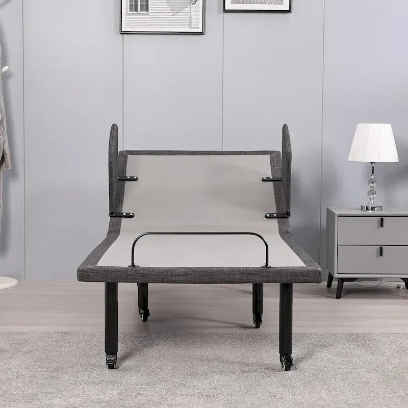 Adjustable Bed with Wireless Remote, Hospital Bed Base with/without Mattress