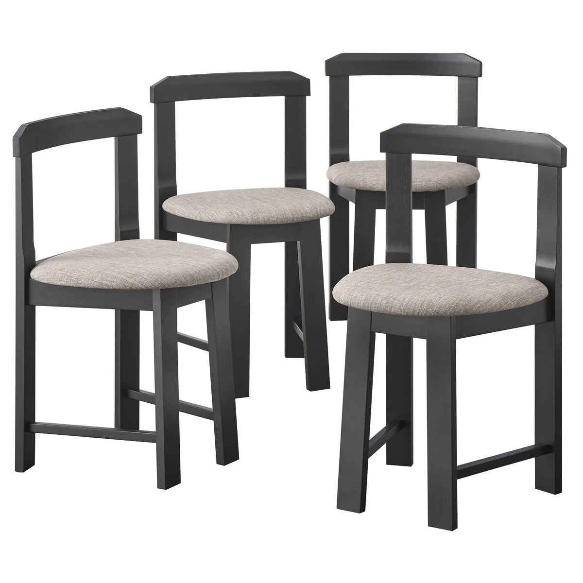Set da pranzo compatto rotondo Harrisburg Tobey da 5 pezzi