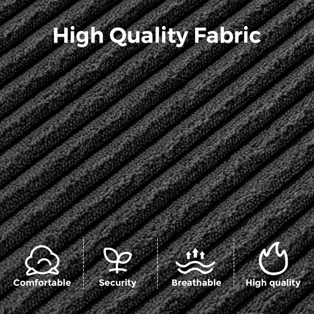 8 Corduroy Folding Couch Sofa Bed,Single