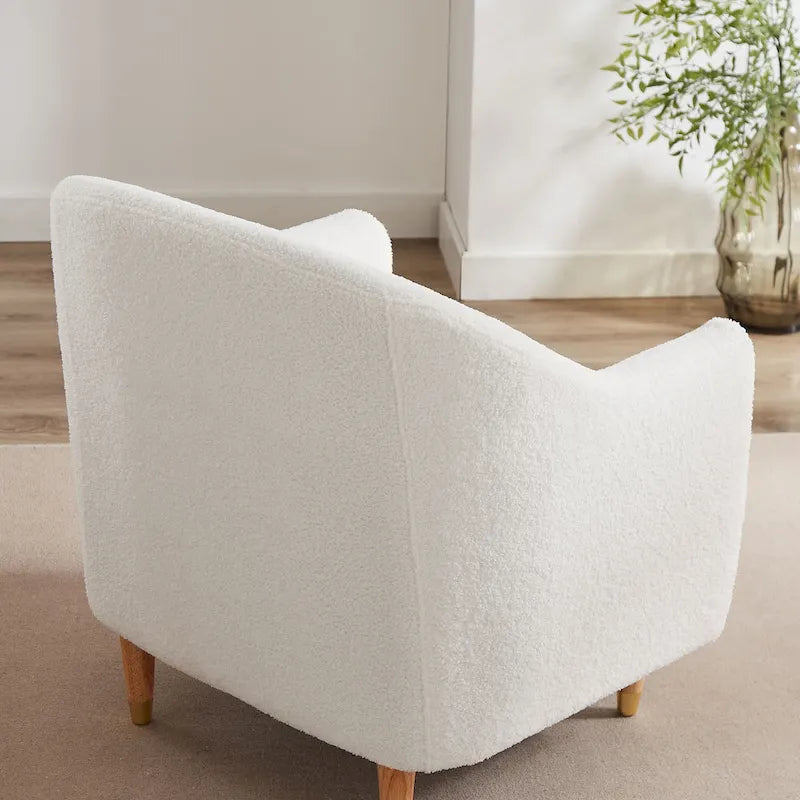 28,34 Zoll, 2er-Set Akzent-Sessel, Samt-Sessel im Fassondesign mit Beinen aus Massivholz