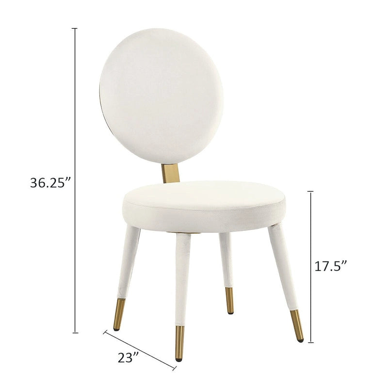 Set Morden Fort moderno e lussuoso composto da tavolo da pranzo rotondo e 4 sedie
