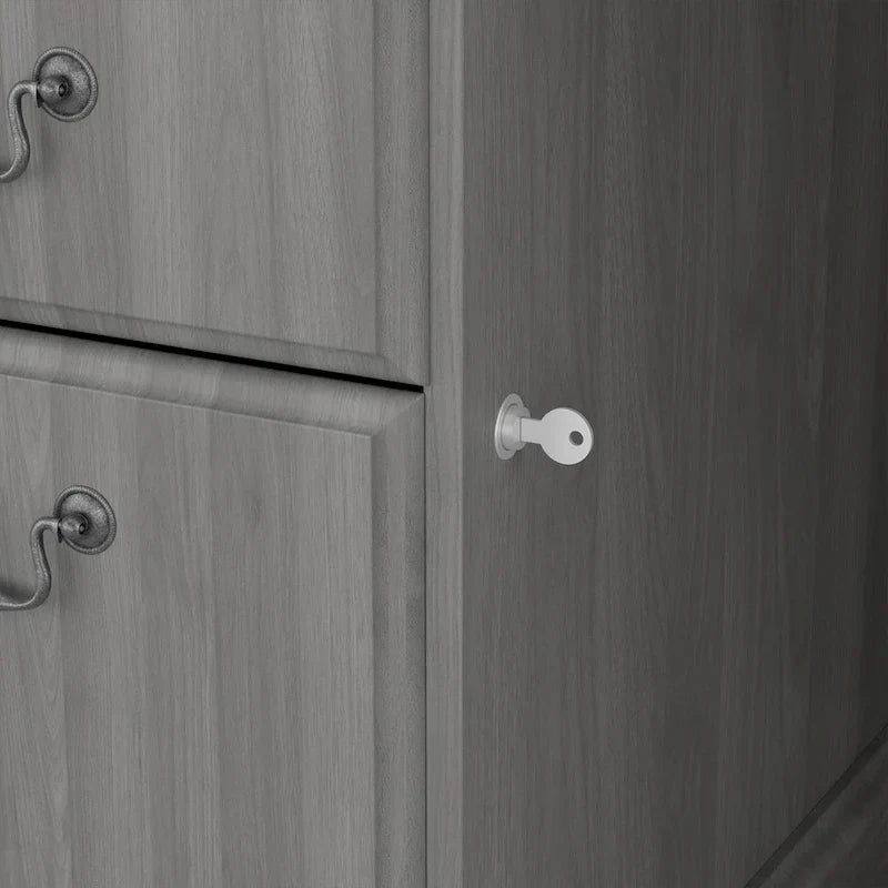 Bush Furniture Saratoga vezetői íróasztal fiókokkal és tárolóhellyel