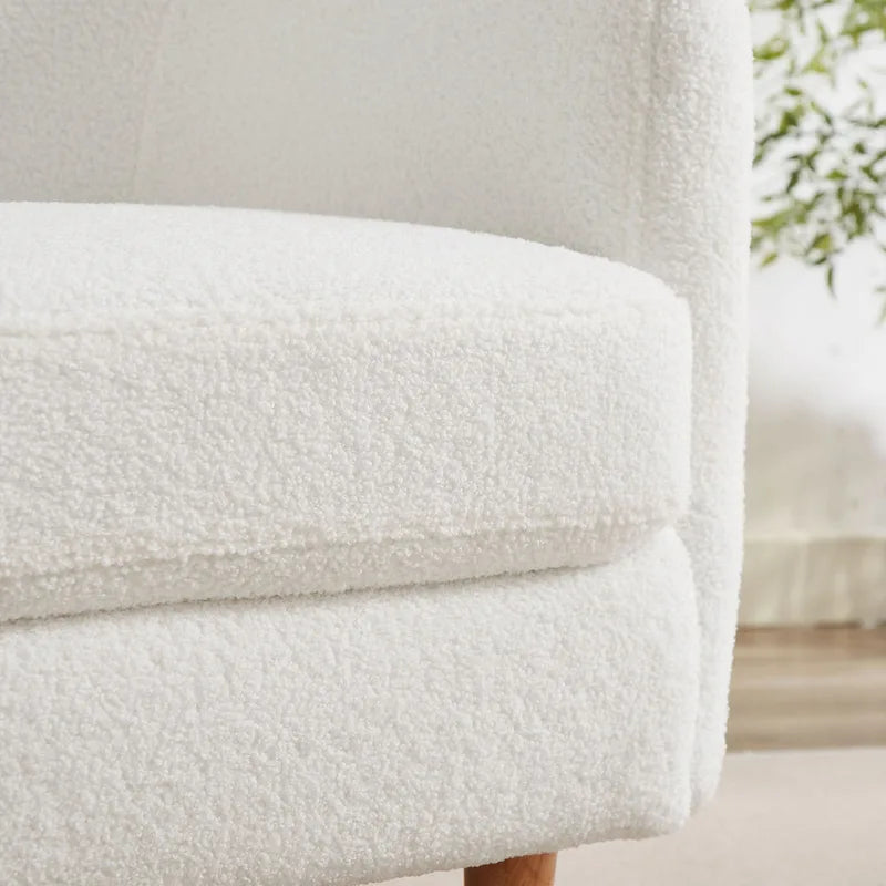28,34 Zoll, 2er-Set Akzent-Sessel, Samt-Sessel im Fassondesign mit Beinen aus Massivholz