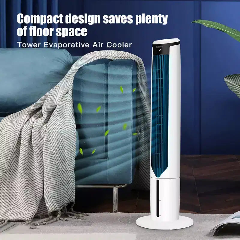 Costway 3-in-1 verdampingsluchtkoeler van 41 inch, draagbare torenventilator en luchtbevochtiger