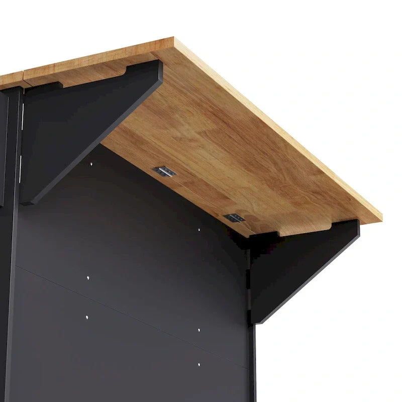 54  Large Kitchen Island with Rubber Wood Drop Leaf, Embossed Texture Rolling Kitchen Cart on 4 Wheels with 4 Doors & 3 Drawers