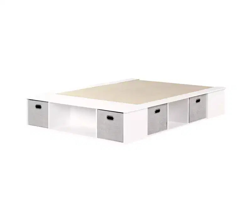 HomeStock-opbergbedden van spaanplaat met bedframe