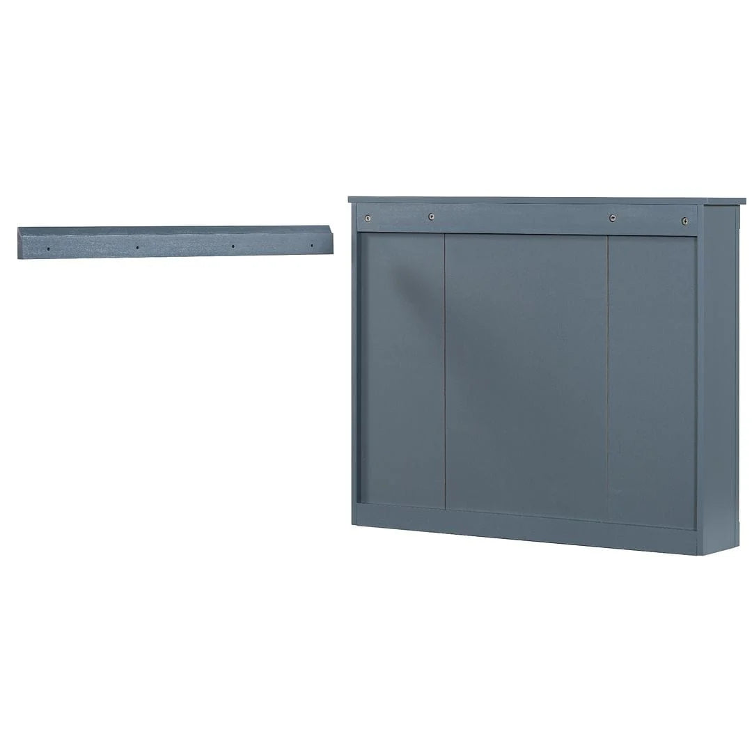 36'' Modern Bathroom Vanity with Top Sink and Mirror Cabinet,2 Doors and 2 Drawers