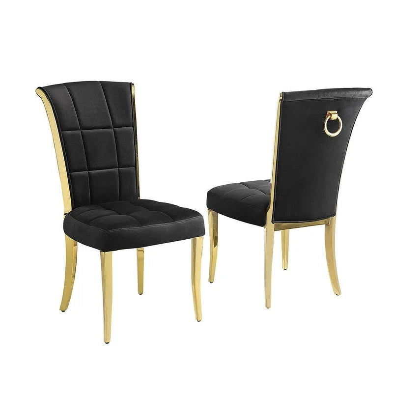 Best Quality Furniture D325-SC324-7 5 darabos kerek étkezőgarnitúra