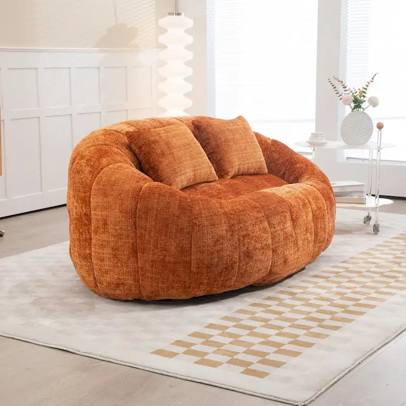 GDFStudio - Laurel chenille 2-zits luie bank met schuim met hoge dichtheid en extra veel comfort