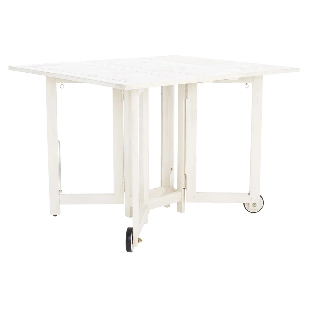SAFAVIEH Outdoor Brandy 5-Piece Outdoor Dining Table Set - 43Wx35Dx29H
